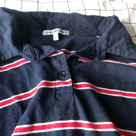 Charlotte Russe Long Sleeve Polo - Picture 2 of 3